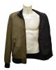 MAN DOUBLE-FACE LEATHER JACKET CODE: 05-M-GEORGEPERFORM (OLIVE)